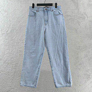 AFENDS Jeans‎ Womens 8 High Rise Ankle Crop Straight Leg Relaxed Boyfriend